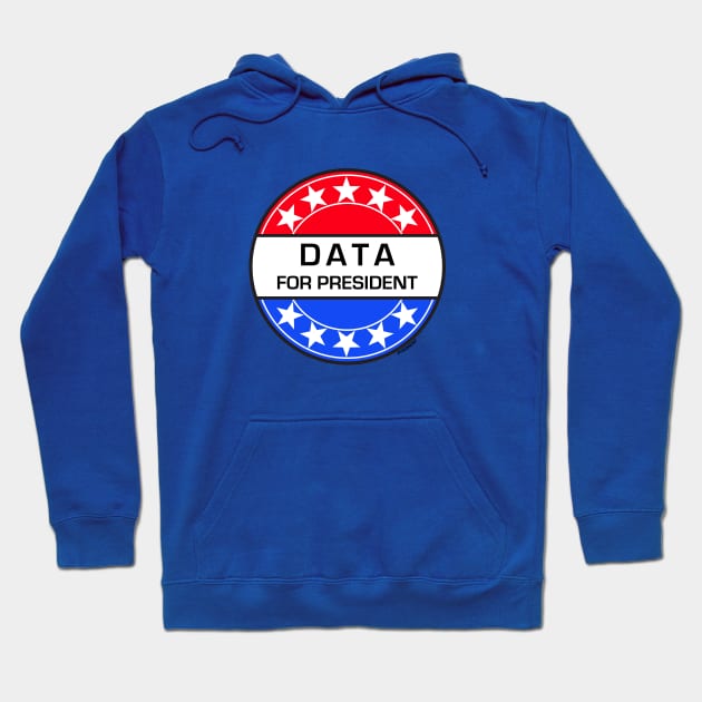 Data For President Hoodie by Phigment